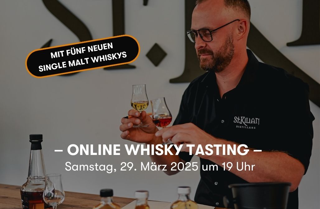 Pressemitteilung: Limitierte Raritäten, innovative Experimental-Serie und Whisky Bunker Premiere beim St. Kilian Online Tasting