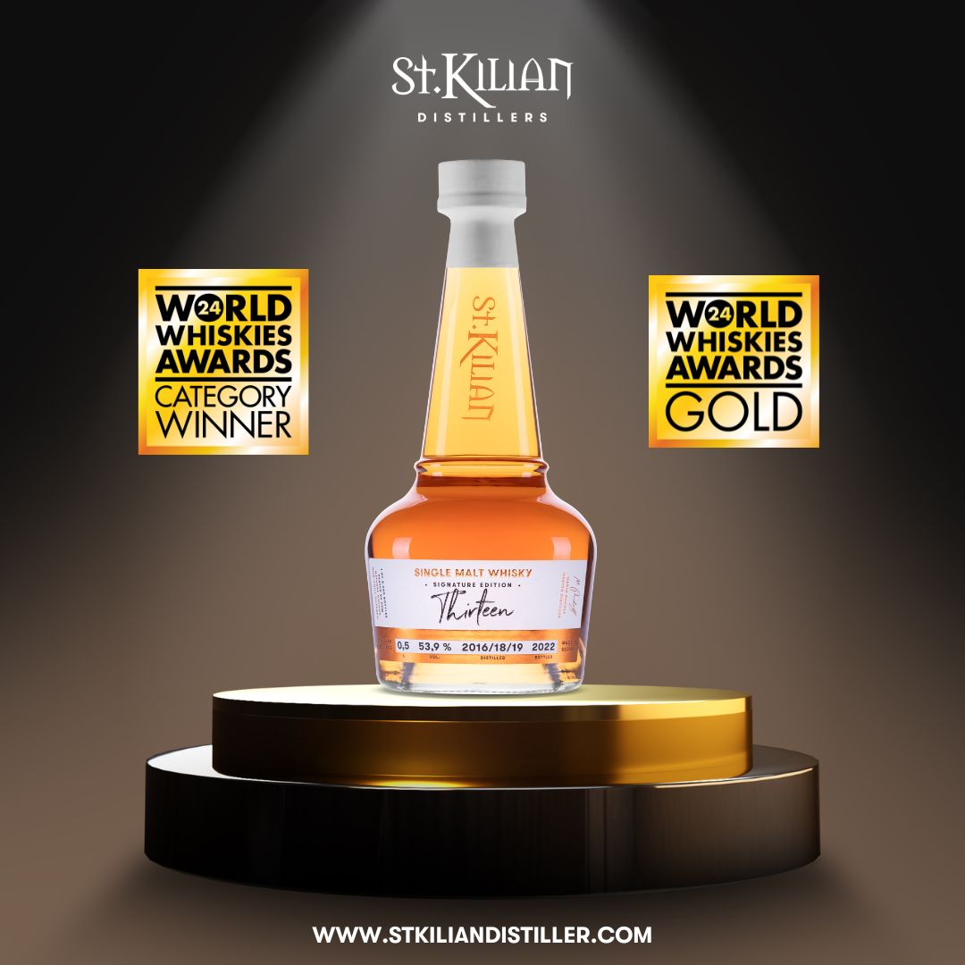 Pressemitteilung: St. Kilian Distillers mit beeindruckendem Erfolg bei den World Whiskies Awards 2024