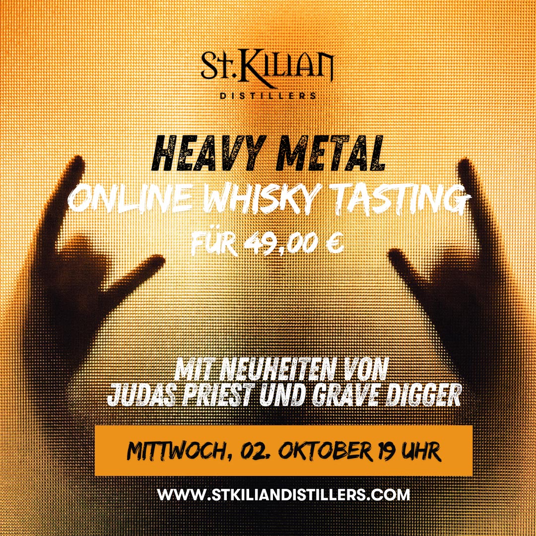 Pressemitteilung: Heavy Metal Online Whisky Tasting am 2. Oktober 2024 – Das ultimative Erlebnis für Whisky- und Metal-Fans