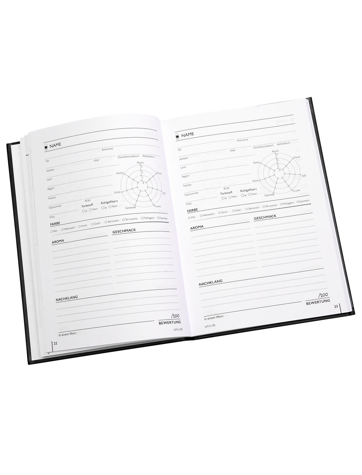 St. Kilian Tasting Notes Book