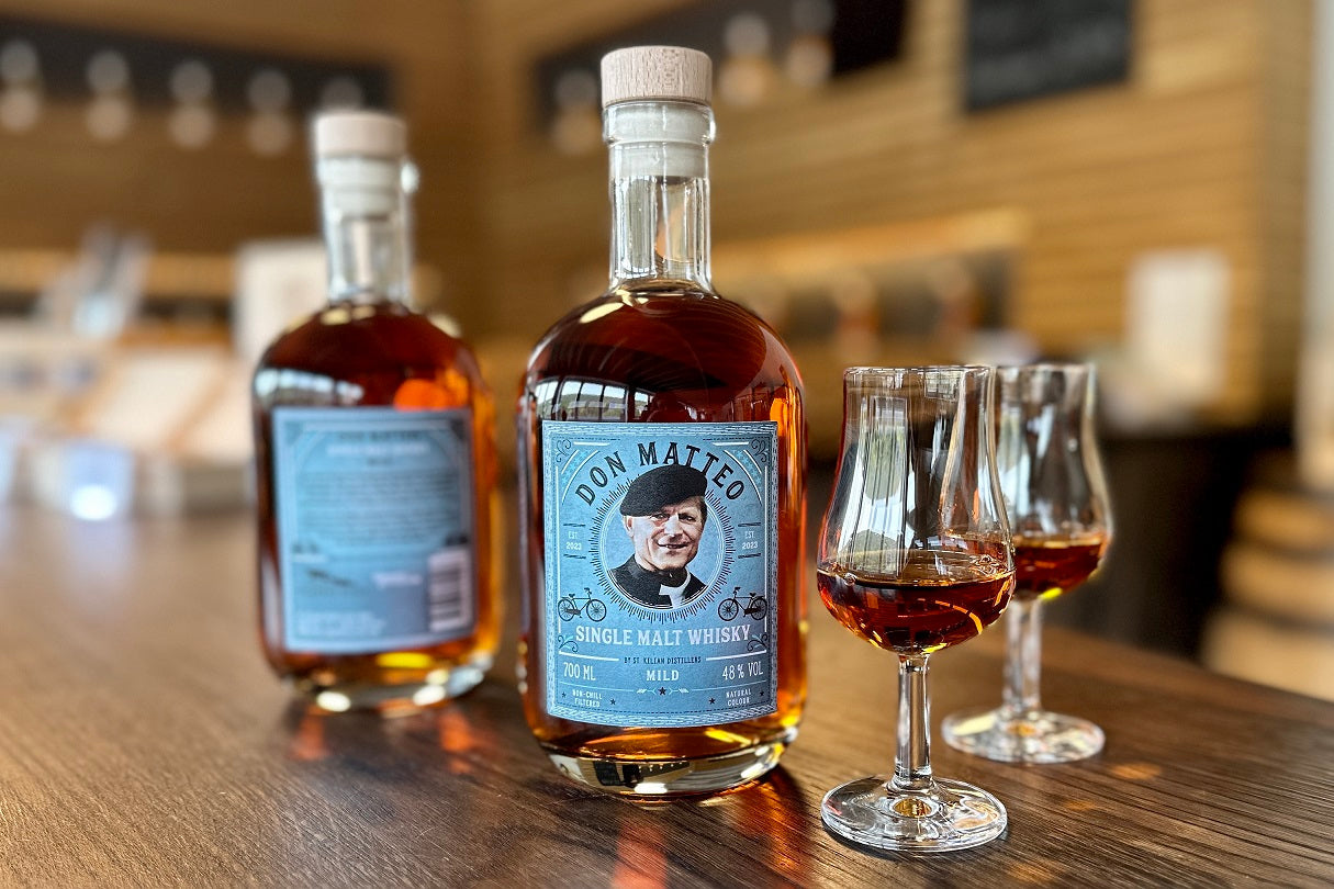 Pressemitteilung: Neuer Single Malt Whisky „Don Matteo“ – Eine Hommage an den charmanten Pfarrer