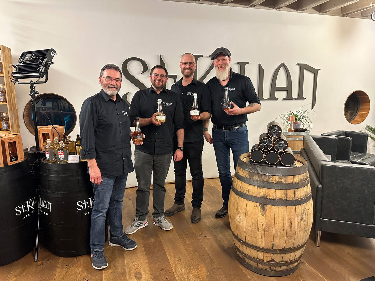 Grandioses St. Kilian Online Whisky Tasting zum Jahresauftakt mit neuem Set-up