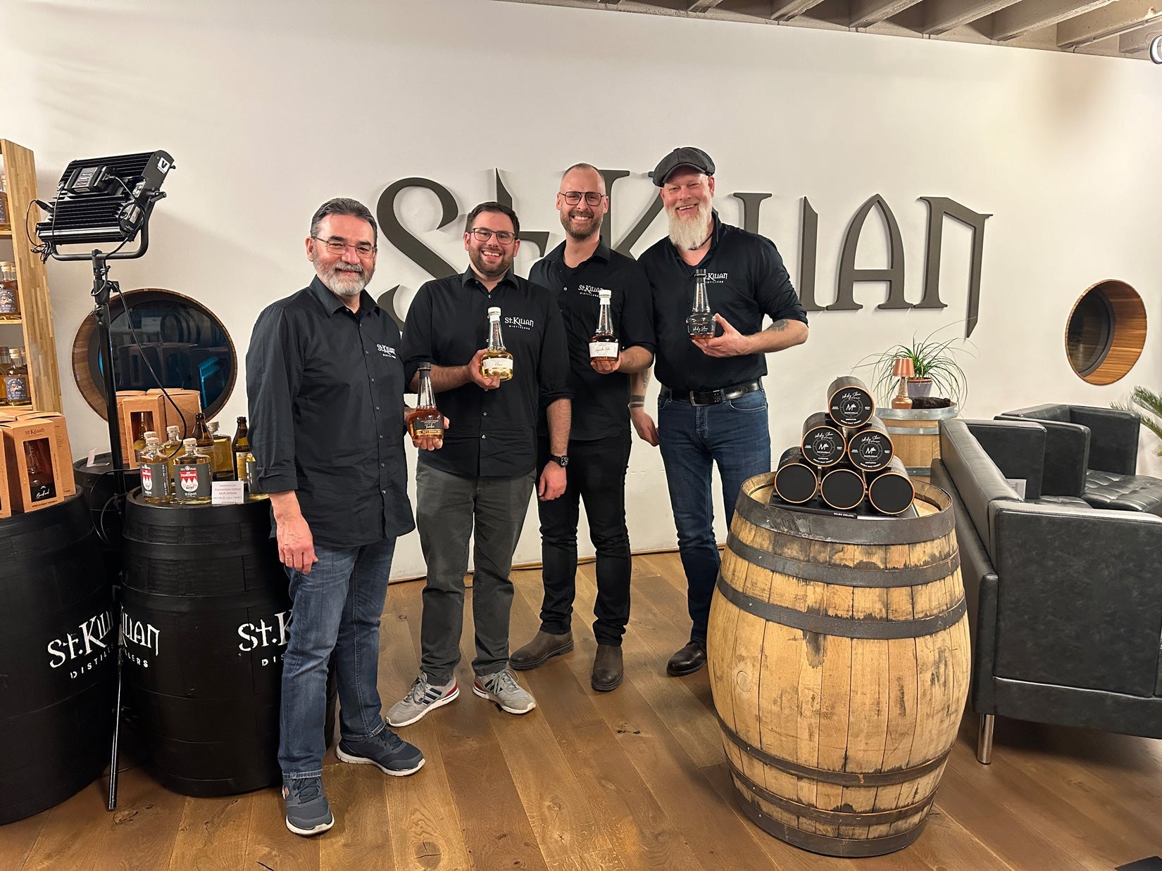 Grandioses St. Kilian Online Whisky Tasting zum Jahresauftakt mit neuem Set-up