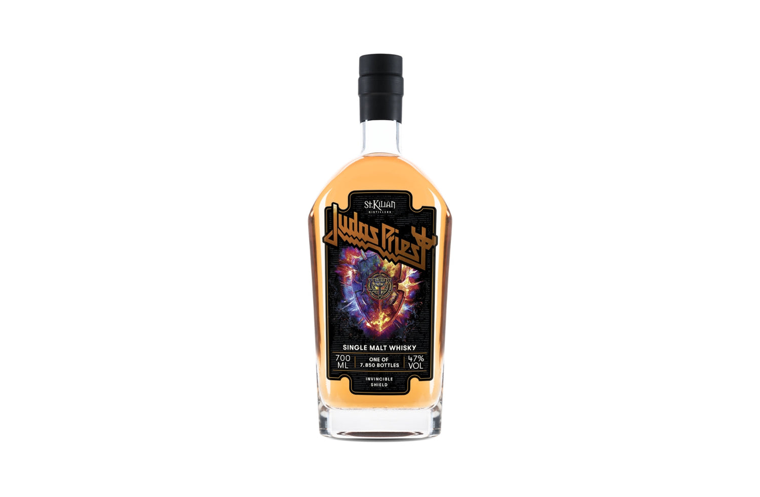 Pressemitteilung: St. Kilian Distillers und Judas Priest setzen erfolgreiche Zusammenarbeit mit dem neuen Rekordalbum „Invincible Shield“ fort