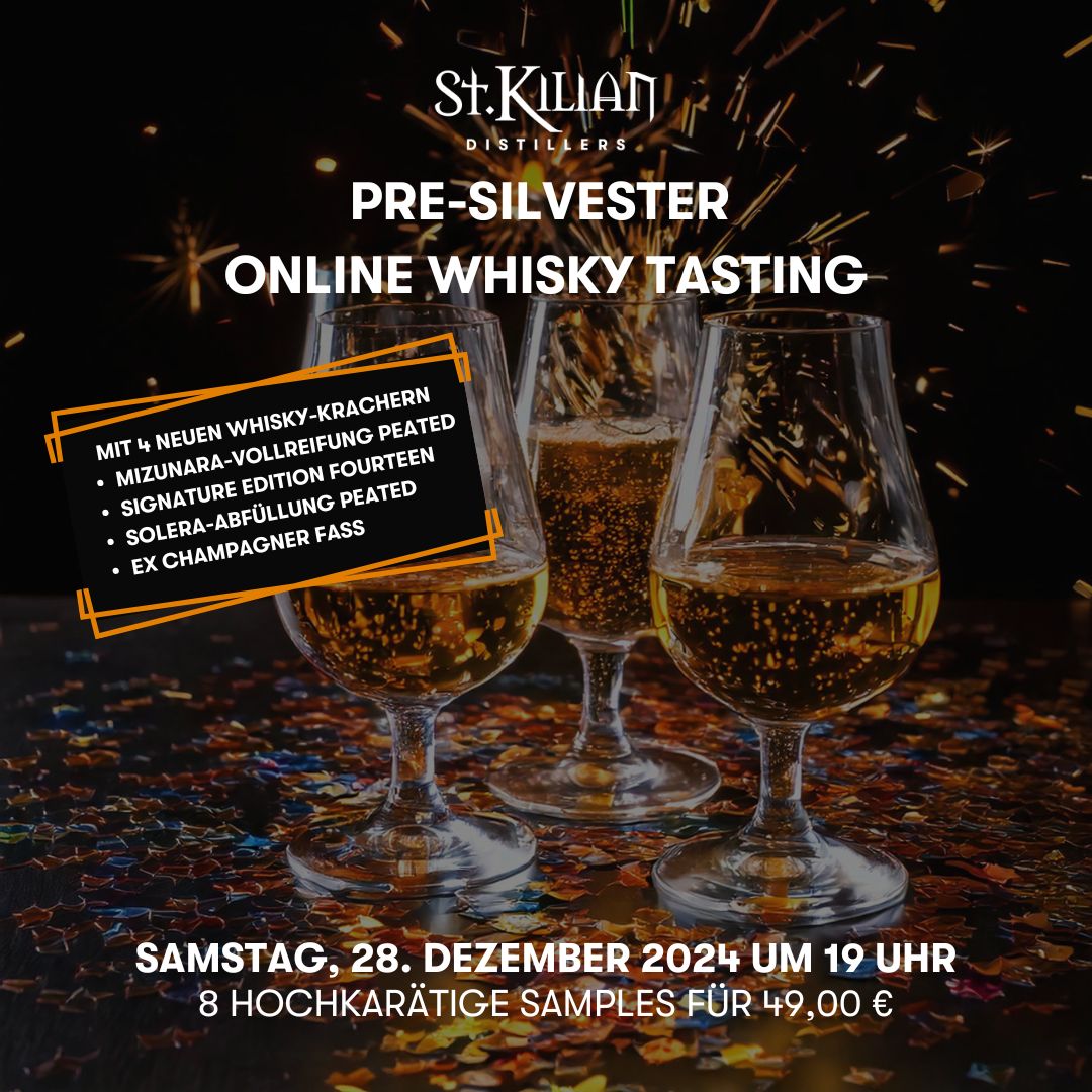 Pressemitteilung: Ultimatives Online Tasting am 28. Dezember 2024: Vier faszinierende Neuheiten und die Chance auf ein 30 Liter Kundenfass