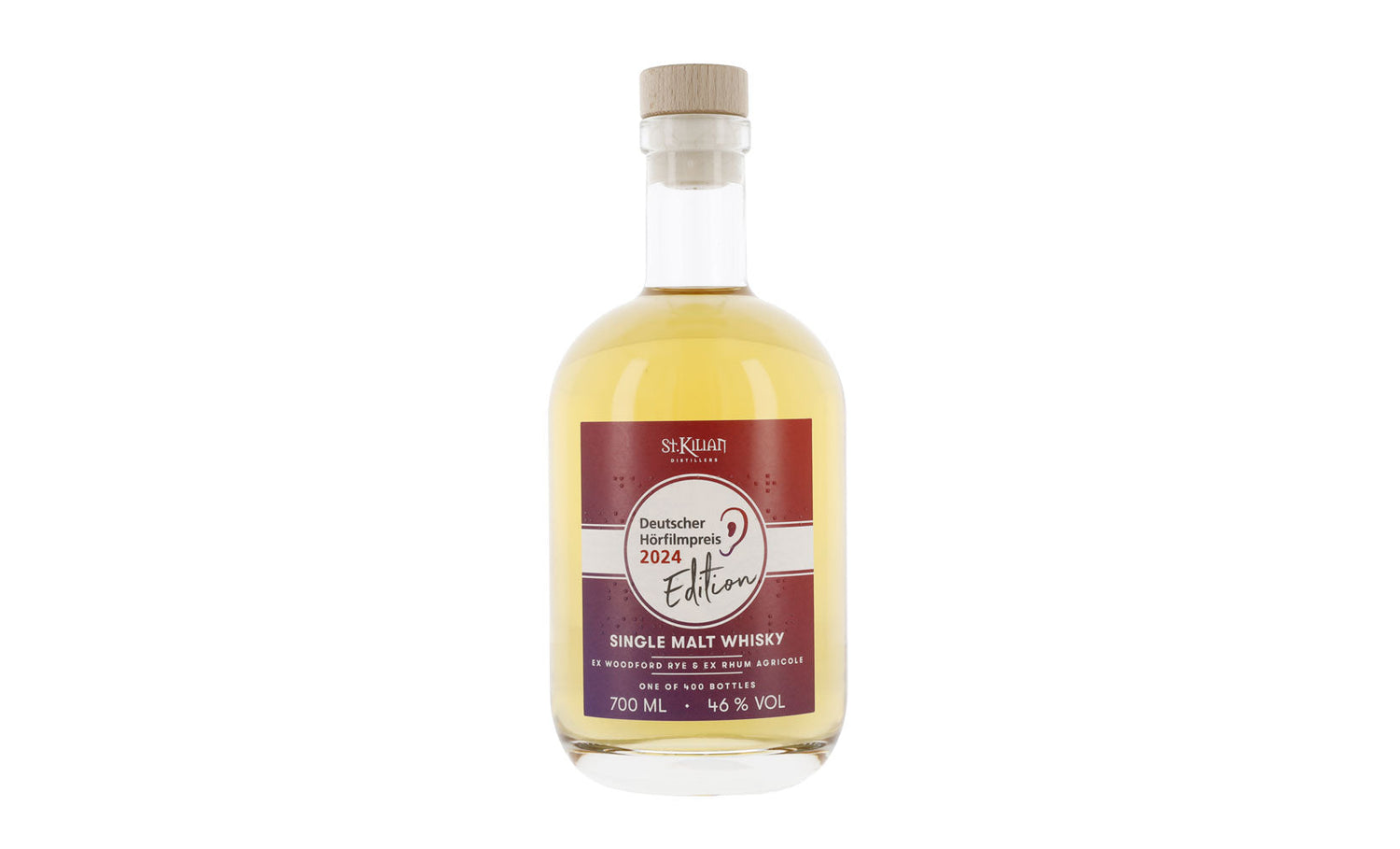 Pressemitteilung: St. Kilian Single Malt Whisky mit Blindenschrift-Etikett bei der Verleihung des Deutschen Hörfilmpreises in Berlin