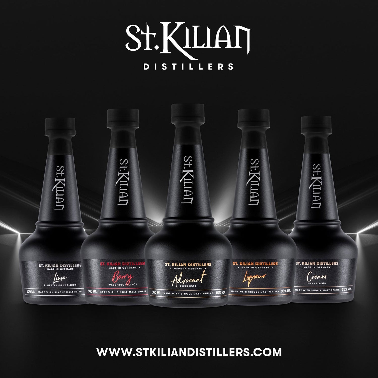 Pressemitteilung: St. Kilian Distillers enthüllt Advocaat Eierlikör verfeinert mit Single Malt Whisky sowie neues Flaschendesign des gesamten Likörsortiments